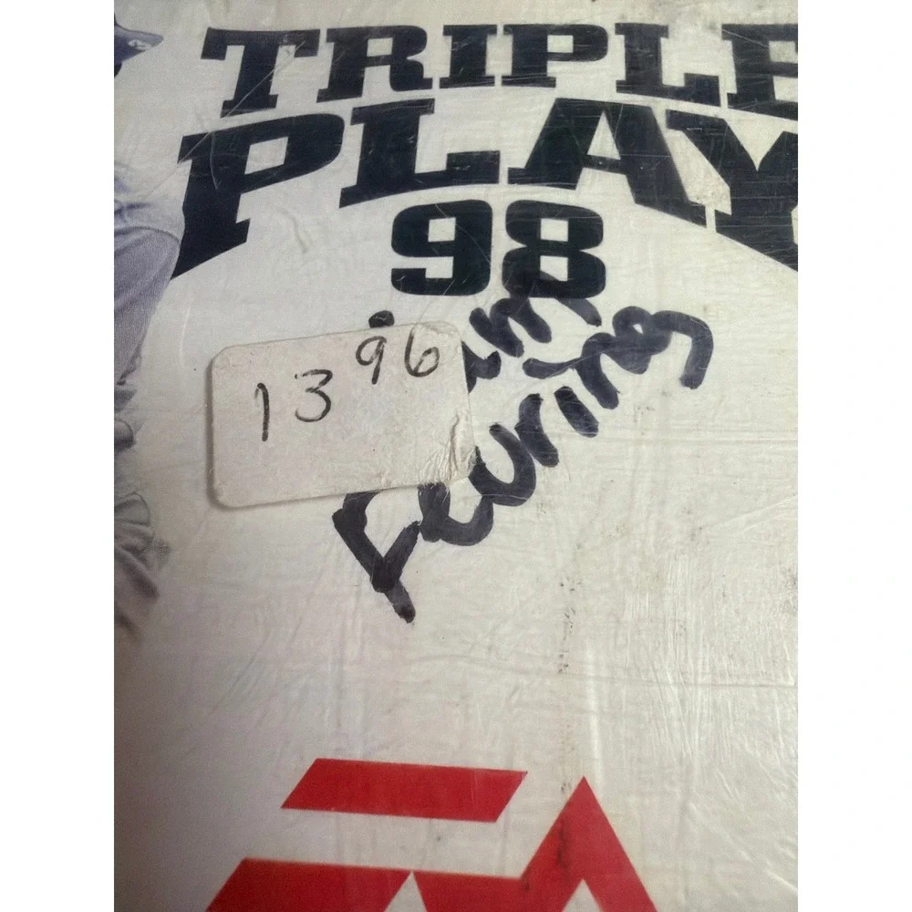 PS1 Triple Play 98 CIB PlayStation EA Sports Untested Water Damage